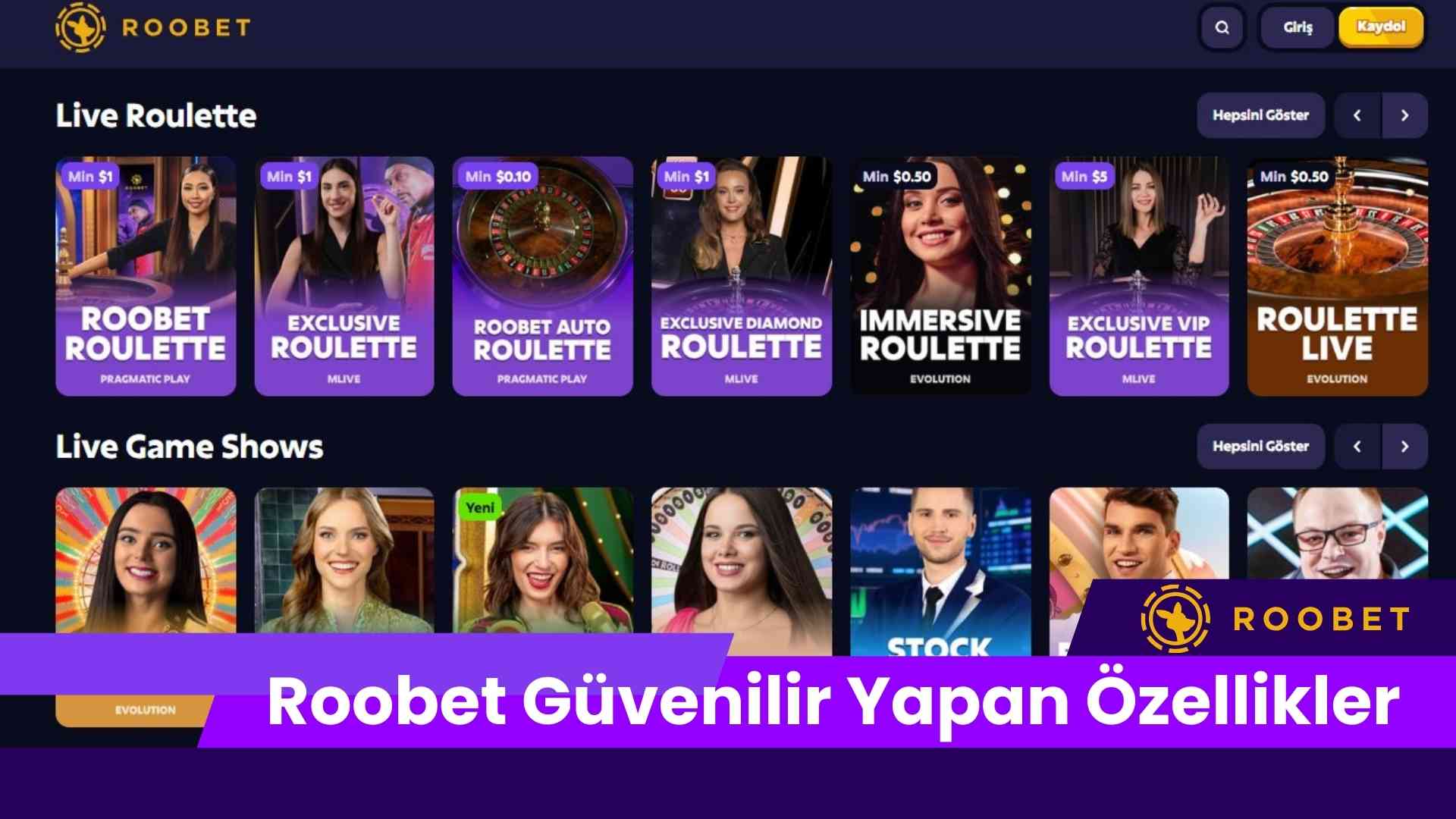 Roobet Güvenilir Yapan Özellikler