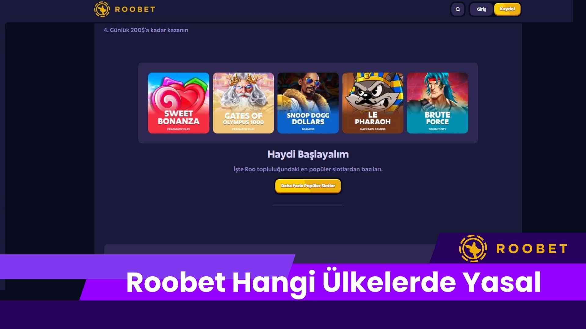 Roobet Hangi Ülkelerde Yasal