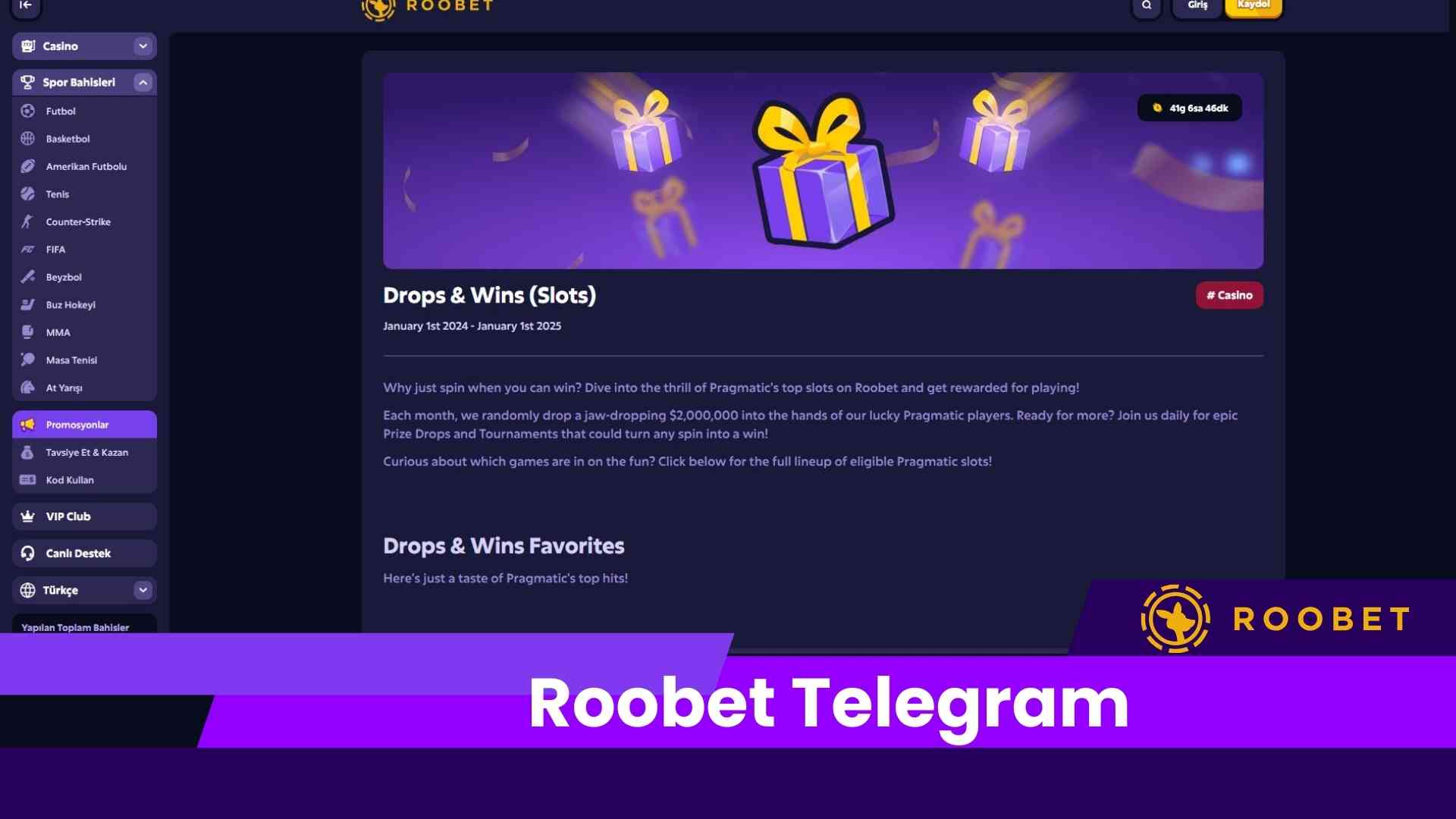 Roobet Telegram